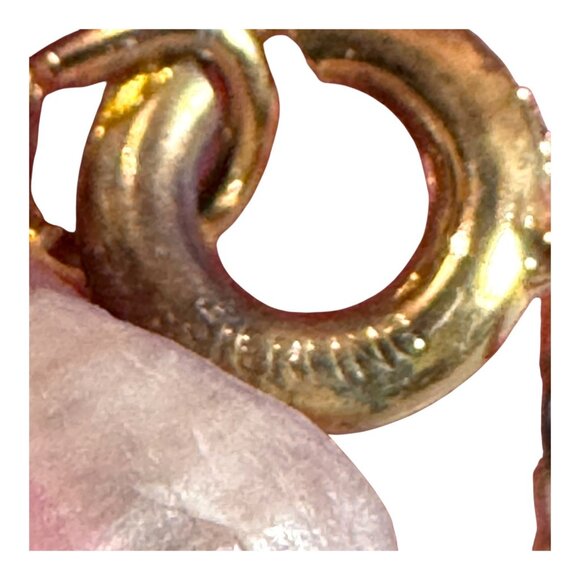 Cellini Sterling Gold Vermeil Necklace Cultured Pearl Pendant 15" NEW in Box - Picture 4 of 11